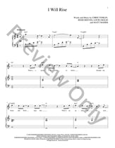 I Will Rise piano sheet music cover